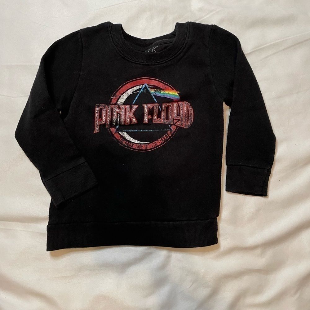 🐶🐶Toddler Pink Floyd size 2T black crew neck sweater🐶🐶